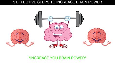 5 Easy Steps To Increase Brain Power Effectively Youtube