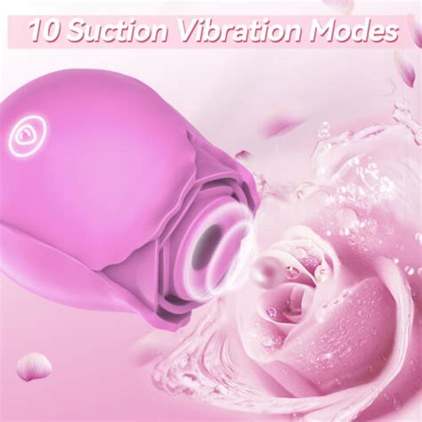 Rose Sucking Vibrator G Spot Massager Dildo Clit Sucker Women Sex Toys 10 Speed Ebay