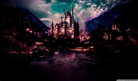 Dark Castle Land Fairytale 4k Hd Desktop Wallpaper Castle Fairytale
