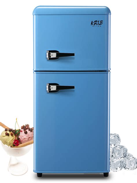 Krib Bling 35 Cuft Mini Fridge With 7 Level Thermostat Compact