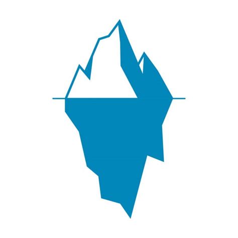 Logotipo Vectorial Iceberg Vector Gráfico Vectorial © Zybr78 Imagen