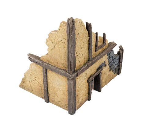 Buy War World Gaming Fantasy Village Ruined House 2 28mm Heroic Scale
