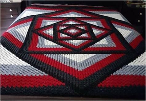 Kaleidoscope Granny Blankets Crochet Patterns Free