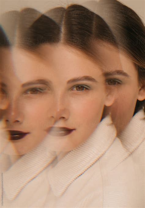 Double Exposure Beauty Portrait By Stocksy Contributor Liliya Rodnikova Stocksy