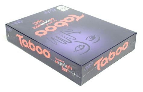 Taboo Board Game The Game Of Unspeakable Fun By Hasbro New Factory Sealed Ebay