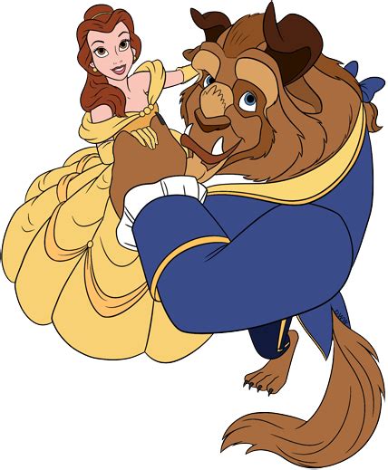 Belle And The Beast Clip Art Images Disney Clip Art Galore