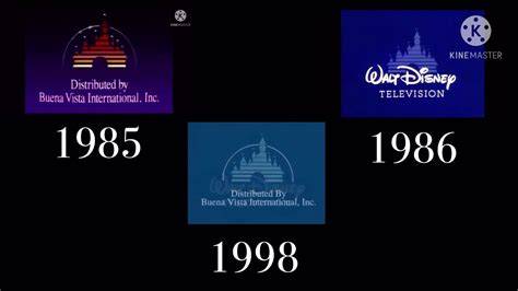 Walt Disney Television Logo Comparison YouTube