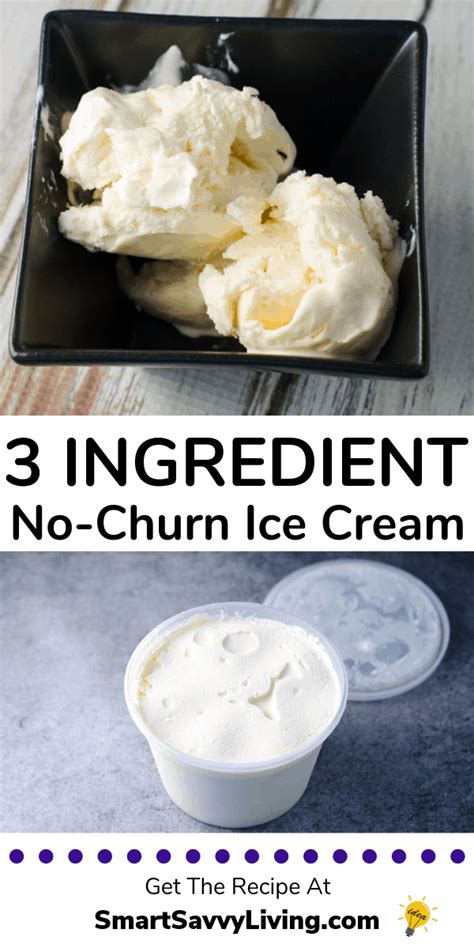 3 Ingredient Homemade Ice Cream Recipe Without An Ice