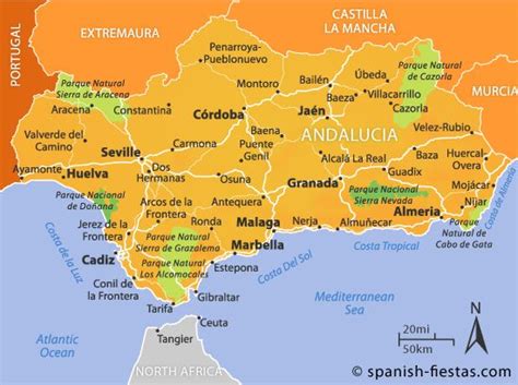 Andalucia Map Andalucia Spain Road Trip Andalusia