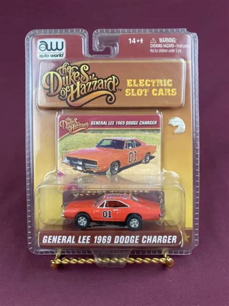 Auto World General Lee 1969 Dodge Charger Ho Slot Car With X Traction