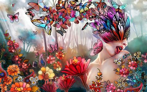Trippy Woman Wallpapers Top Free Trippy Woman Backgrounds