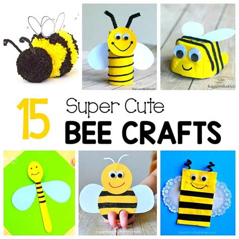 15 Bee Crafts For Kids Buggy And Buddy
