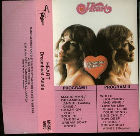 Heart Dreamboat Annie 1975 Cassette Discogs