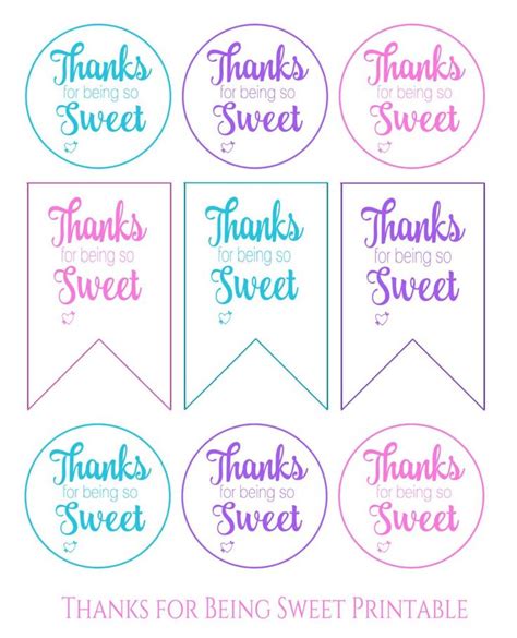 So Sweet Printable Gift Tags Leah With Love Free Printable Gift