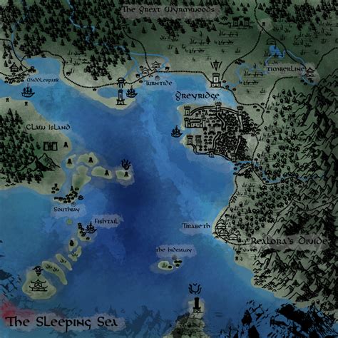Oc Self Created Map For A Homebrew Campaign Im Working On