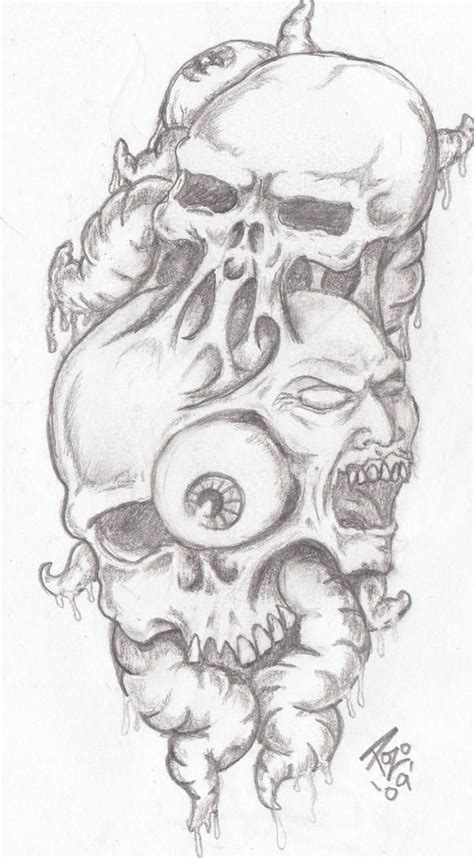 Pin By Charles On Calaveras Skull Art Drawing Dark Art Tattoo Evil