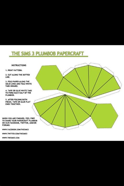 Plumbob Pattern Sims Plumbob Sims Plumbob Diy Plumbob Diy