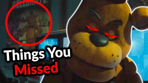 Fnaf Movie Trailer Breakdown Everything You Missed Youtube