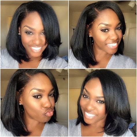 Half up braided long hairstyles. Straight Hairstyles for Black women - Afroculture.net