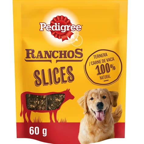 Pedigree Ranchos Slices Snacks De Ternera Para Perro Pack 8 X 60g