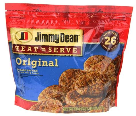 jimmy dean heat n serve original sausage patties hy vee aisles online grocery shopping
