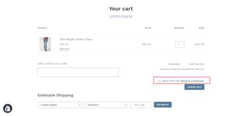 Add Terms And Conditions In Your Shopify Store Originate Web