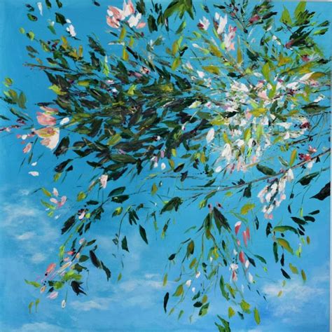 Spring Cherry Blossoms Painting By Jill Perla Saatchi Art