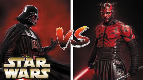 Darth Vader Vs Darth Maul Star Wars Türkçe Youtube