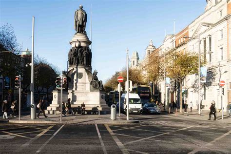 The Oconnell Monument In Dublin City Centre
