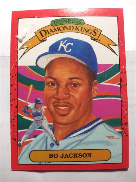 Compare current and historic bo jackson baseball prices (nes). 1989 BO JACKSON CARD IN FAIR CONDITION. SLIGHT DAMAGE IN UPPER TOP LEFT CORNER. | Baseball card ...