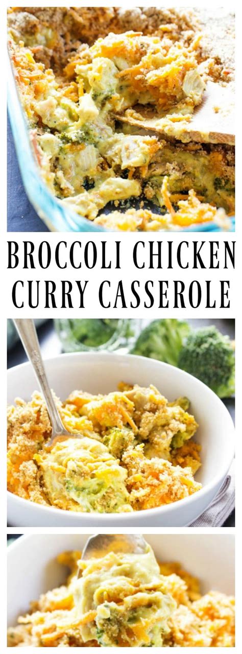 This delicious chicken casserole doesn't take long to prepare. BROCCOLI CHICKEN CURRY CASSEROLE - A Dash of Sanity