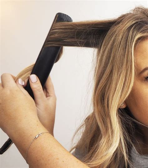Stunning How To Curl Your Hair With Straightening Iron With Simple Style Stunning And Glamour