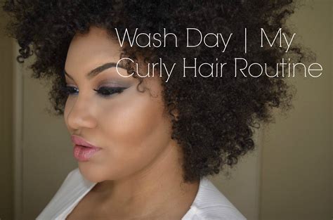 Wash Day My Curly Hair Routine For Natural Hair Curly Hair Routine