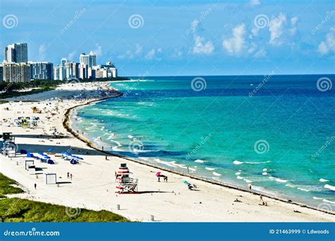 Scenic Miami Stock Image Image Of Vacation Miami Swim 21463999