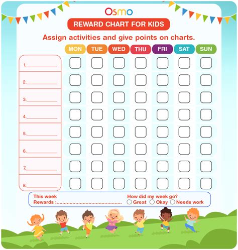 Reward Chart For Kids Download Free Printables