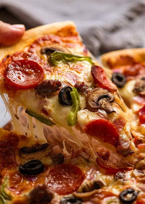 An excellent NO YEAST Pizza Dough - super quick! | RecipeTin Eats
