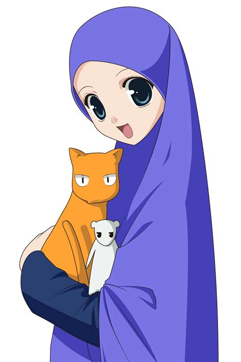 14 Gambar Kartun Muslimah Cute