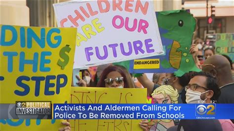 Activists Push For Removal Of Police Officers From Chicago Public Schools Youtube