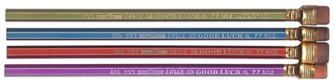 Check out luckluck77's art on deviantart. Good Luck 77 No.2 (oversized ferrule) | Bob Truby's Brand Name Pencils