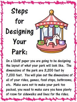 Design Your Own Amusement Park by Peace Love Teaching | TpT