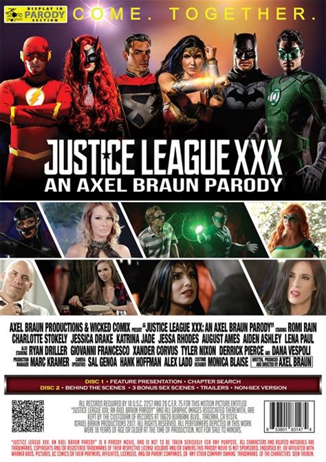 Justice League Xxx An Axel Braun Parody 2017 Adult Dvd Empire