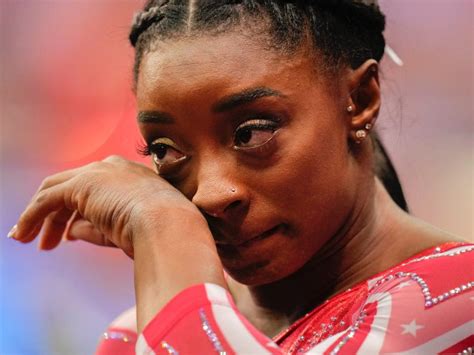 A Tearful Simone Biles Takes Fans Behind The Scenes Of Her Struggle