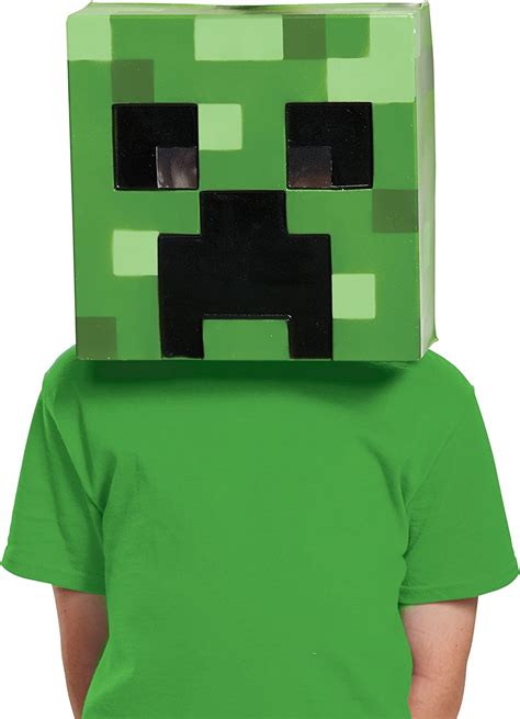Disguise Costumes Creeper Minecraft Mask One Size Green Masks