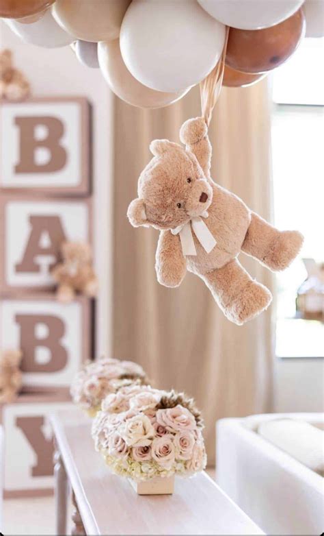 Teddy Bear Centerpieces For A Teddy Bear Baby Shower Classy Baby Shower