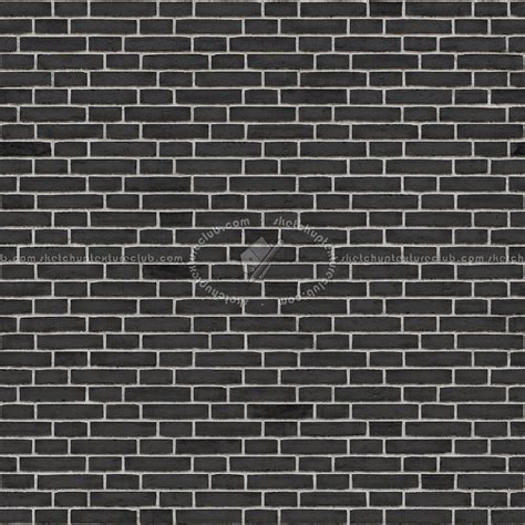 Interior Black Brick Wall Pbr Texture Seamless 22024