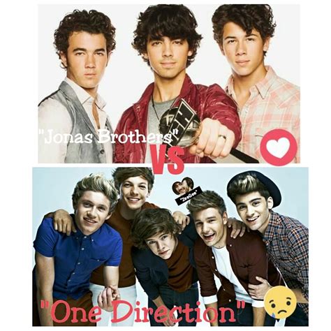 Jonas Brothers Vs One Direction Jonas Brothers One Direction Jonas