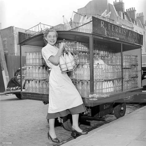 Milk Woman Barbara Ferris Who By Day Delivers The Milk And The