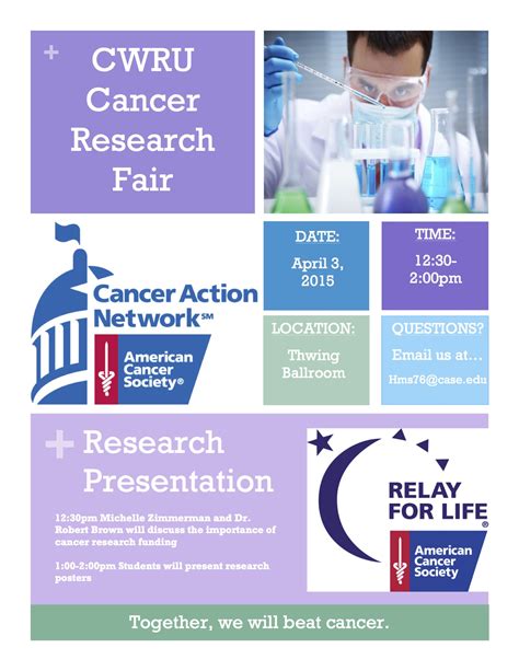 Attend The Inaugural Cancer Research Fair April 3