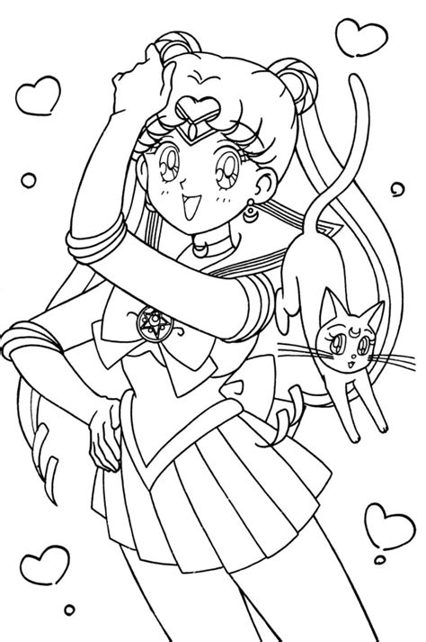 Sailor Moon Coloring Book Xeelha