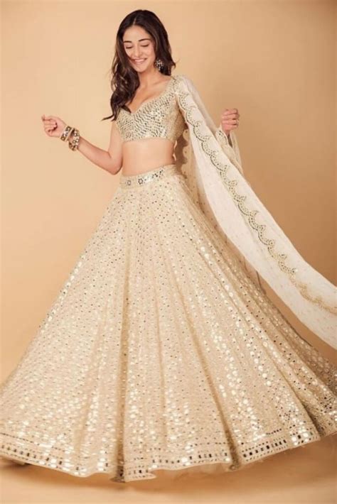 We Spotted Stunning White Designer Bridal Lehenga As Pretty As Traditional Reds